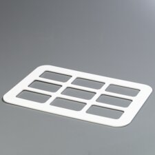 CM105902 - Coldmaster® Organizer for 9 Ninth-size Food Pans - White