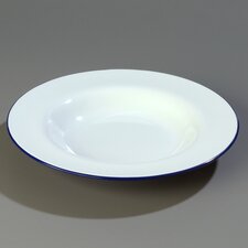 43031403 - Mosaic™ Durus® Chef Salad/Pasta Bowl 19.9 oz, 12-1/32" - White-Blue