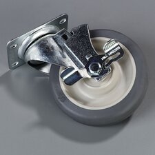 IC225CSB00 - CASTER 5" SWIVEL W/BRAKE GRAY