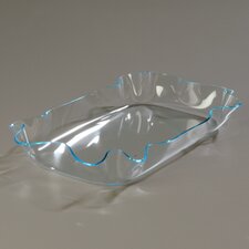 883314 - CROCK NAPKN 17X10X2 RIMGLOW BL