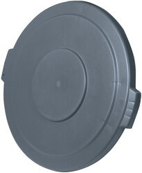 32 GAL RND TRASH CAN LID GRAY 34103323
