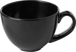 MUG 12oz CAPPUCCINO BLACK 481203