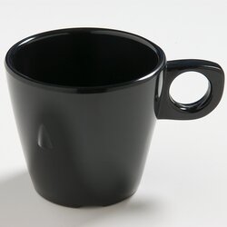 CUP 7oz STACKING BLACK 4387003
