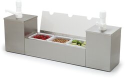 CONDIMNT BAR W/2-PUMP&3-INSERT 38605