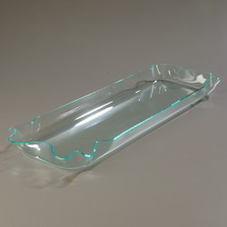 883509 - CROCK NAPKN 30X10X2 RIMGLW GRN