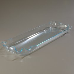 883514 - CROCK NAPKN 30X10X2 RIMGLW BLU