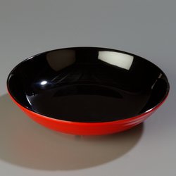 8910404 - Mosaic™ 5 lb Pasta Bowl 10-1/2" - Black-Red