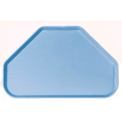 2214FG013 - Glasteel™ Solid Trapezoid Tray 22", 14-1/16", - Ice Blue