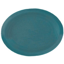 PCD41215 - Oval Platter 12" x 9" - Teal