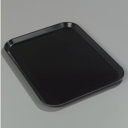 2015FG004 - Glasteel™ Solid Rectangular Tray 20-1/4", 15", 3/4" - Black
