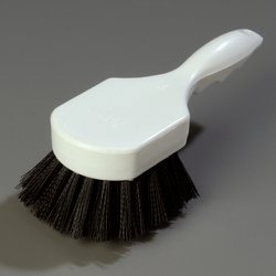 4054103 - Sparta® Brush w/Medium Stiff Nylon Bristles 8" x 3" - Black