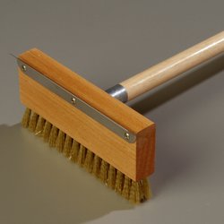 4152000 - Oven Brush & Scraper w/Carbon Steel Bristles (includes Handle) 42"