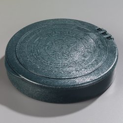 071008 - Hinged Tortilla Server 7" / 1" - Forest Green