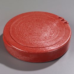 071029 - Hinged Tortilla Server 7" / 1" - Terra Cotta