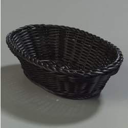 4920603 - DuraWeave™ Oval Basket 9", 6-1/4", 3" - Black