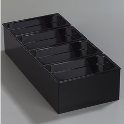 1080703 - Multi-Purpose Food Station 27-1/4", 12-1/4", 6-1/4" - Black