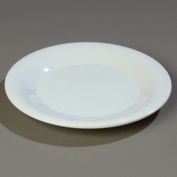 4301202 - Durus® Wide Rim Dinner Plate 9-3/16" / 7/8" - White