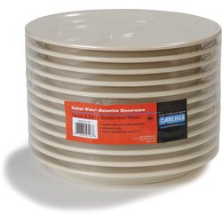 43514-825 - PLATE 3 CMPT 9.75" (12/ST) TAN