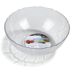 6909-807 - BOWL 9" PETAL MIST C&C CLEAR