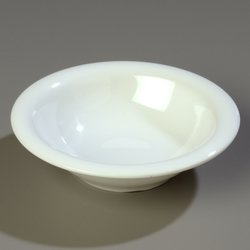 4303602 - Durus® Rimmed Bowl 12.9 oz, 7-1/4" - White