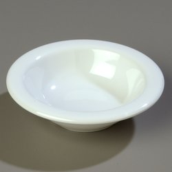 4304202 - Durus® Rimmed Fruit Bowl 4.2 oz, 4-27/32" - White
