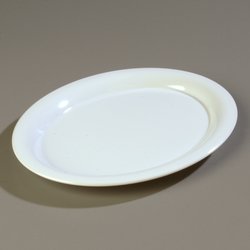 4308002 - Durus® Oval Platter 13-7/16", 10-1/2", 31/32" - White