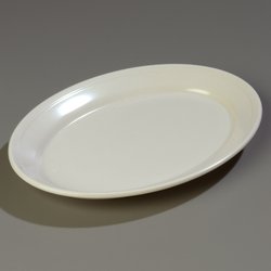 4356042 - Dallas Ware® Oval Platter 11-7/8", 8-15/32", 1-1/16" - Bone