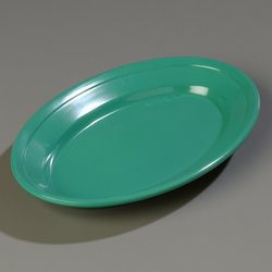 4356309 - Dallas Ware® Oval Platter 9-1/4", 6-1/4", 1-3/32" - Green