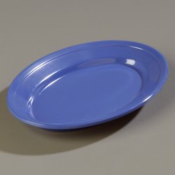4356314 - Dallas Ware® Oval Platter 9-1/4", 6-1/4", 1-3/32" - Ocean Blue