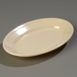 4356325 - Dallas Ware® Oval Platter 9-1/4", 6-1/4", 1-3/32" - Tan