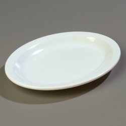 KL12802 - Kingline™ Oval Platter 9-15/32", 7-1/8", 29/32" - White