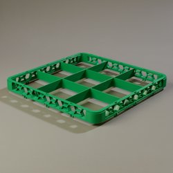 RE9C09 - OptiClean™ 9-Compartment Divided Extender - Green