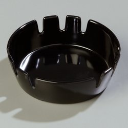 30503 - Round Ashtray 4-5/32" / 1-9/32" - Black