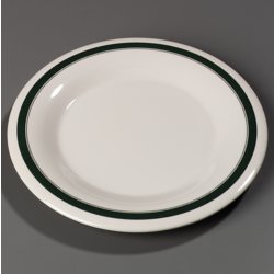 43011901 - Durus® Wide Rim Dinner Plate 10-1/2" / 1" - Bostonian on Bone