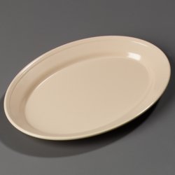ARR12025 - Oval Platter 12" x 8-1/2" - Tan