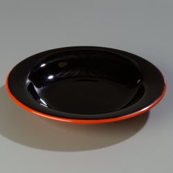 43035406 - Mosaic™ Durus® Pasta/Soup/Salad Bowl 11.1 oz, 9-1/4" - Black-Terra Cotta