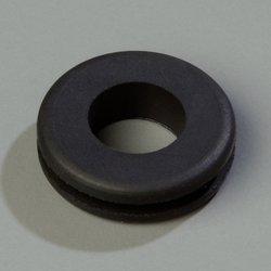 38550GB - GROMMET  .50 ID BLACK