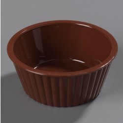 084528 - Fluted Ramekin 4.5 oz - Lennox Brown