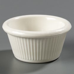 S27942 - Fluted Ramekin 2 oz - Bone