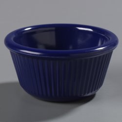 S28260 - Fluted Ramekin 3 oz - Cobalt Blue