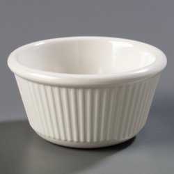 S28742 - Fluted Ramekin 4 oz - Bone