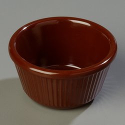 S28769 - Fluted Ramekin 4 oz - Chocolate