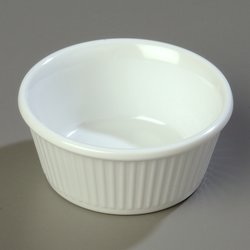 S28902 - Shallow Fluted Ramekin 3 oz - White