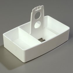 455102 - Merchandiser Caddy 6-1/2", 4-1/16", 1-5/8" - White