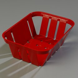 4403005 - Munchie Baskets™ 7-13/32", 5-3/8", 2-1/2" - Red
