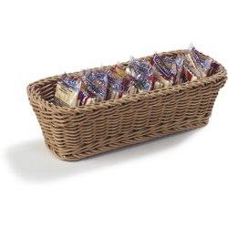 4920525 - DuraWeave™ Rectangular Basket 9-3/4", 3-7/8", 2-3/4" - Tan