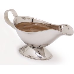 609112 - Rhapsody™ Gravy Boat 5 oz - Stainless Steel