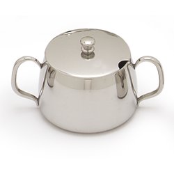 609157 - Rhapsody™ Sugar Bowl w/Lid 8 oz - Stainless Steel