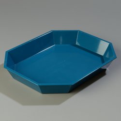 672615 - 5 lb Low Profile Crock 13-5/16" x 10-1/2" - Teal