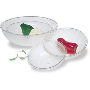 Round Polycarbonate Pebbled Bowls